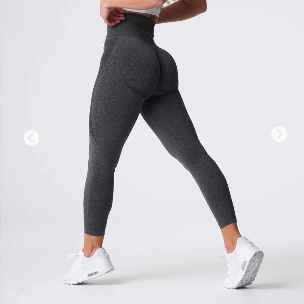 NVGTN black speckled contour seamless leggings